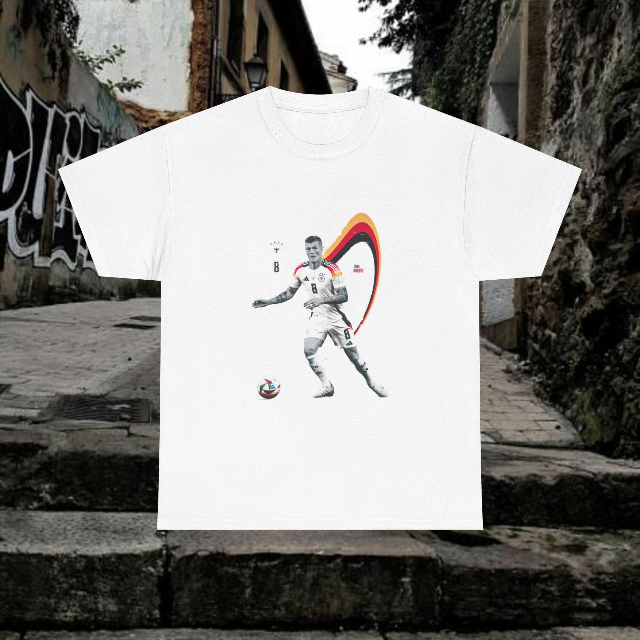 Toni Kroos T-shirt Football Legends Germany Spain Real Madrid Soccer Fan Tee, World Cup Shirt, Vini Bellingham, Mbappe gift Cotton Top