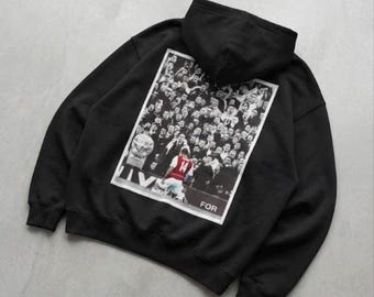 Thierry Henry Retro Arsenal Hoodie | Vintage Football Sweatshirt