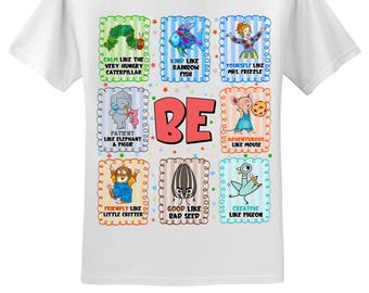 Camiseta infantil con diseño de libro popular