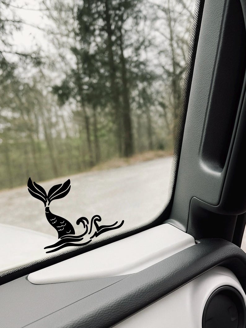 Mermaid Tail Windshield Decal | Cute Car Sticker | Ocean Theme Easter ...
