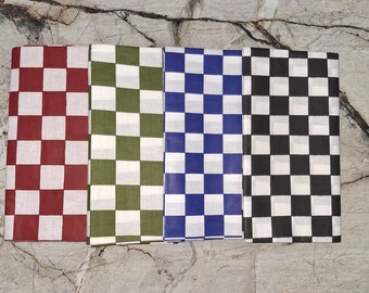 Indian Sarong 100% Pure Cotton Men's Lungi Double Square Check Style All variation