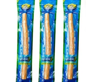 Natural Miswak Toothbrush Sticks: Al Khair Vacuum Sealed Herbal Oral Care - 3 Pack