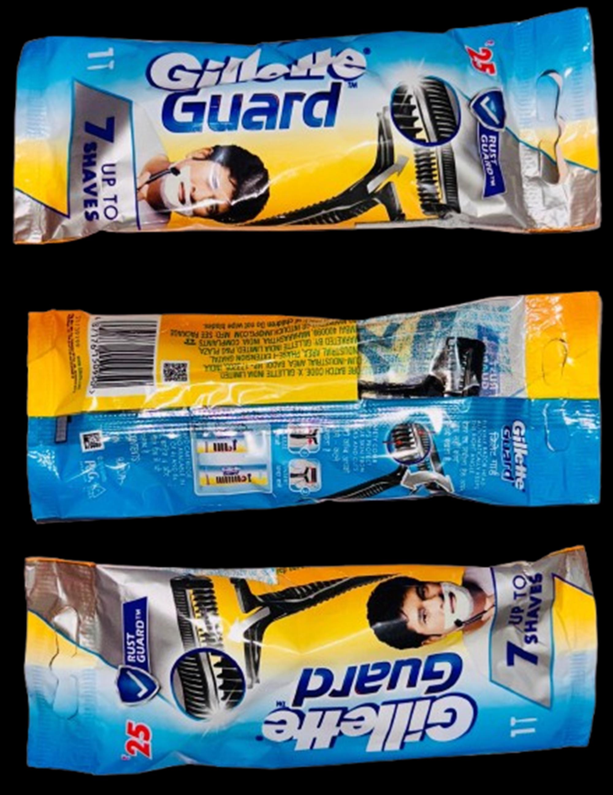 Gillette Guard Razor: 3-pack Travel Size With Cartridge Blade - Etsy