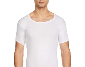 Rupa Half Sleeves Vest for Men, 100% Cotton Material, Round Neck Innerwear