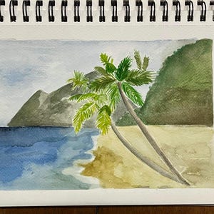 Aquarelle personnalisée sur commande – Portrait de couple, animal, maison, paysage – Cadeau original fait main à partir d’une photo
