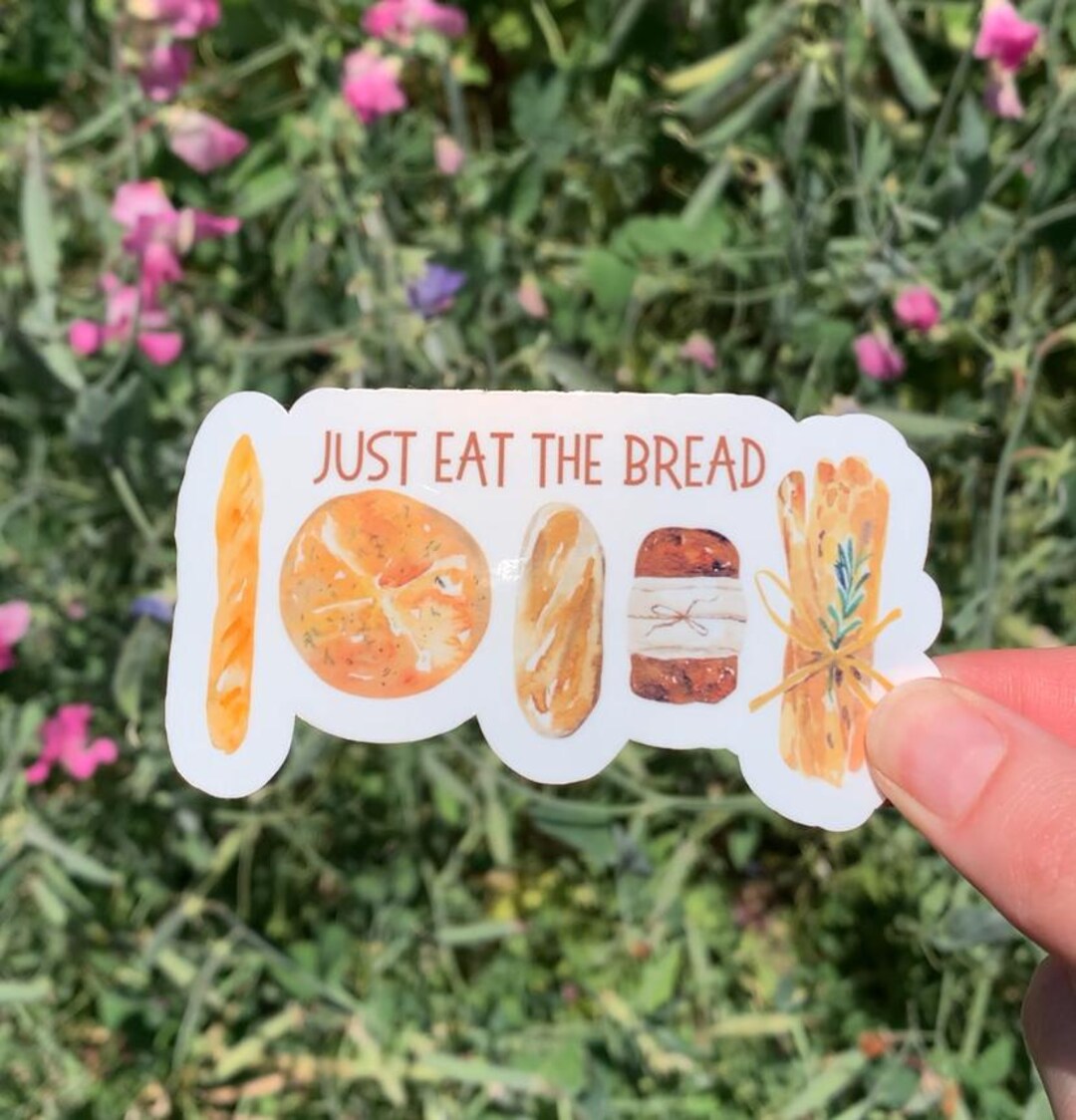 Bread Sticker, Carbs Sticker, Food Sticker, I Love Carbs Sticker ...