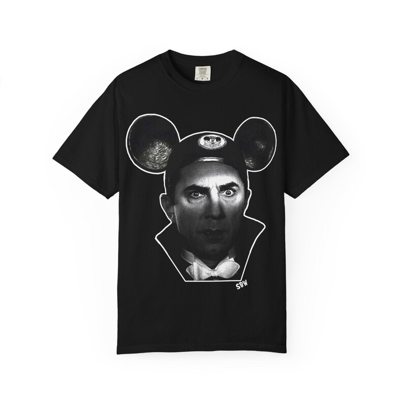 Dracula Mickey Ears T-Shirt Creepy Disney Tee for Horror Fans | Disneyland Inspired image 2