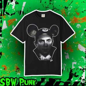 Dracula Mickey Ears T-Shirt Creepy Disney Tee for Horror Fans | Disneyland Inspired image 1