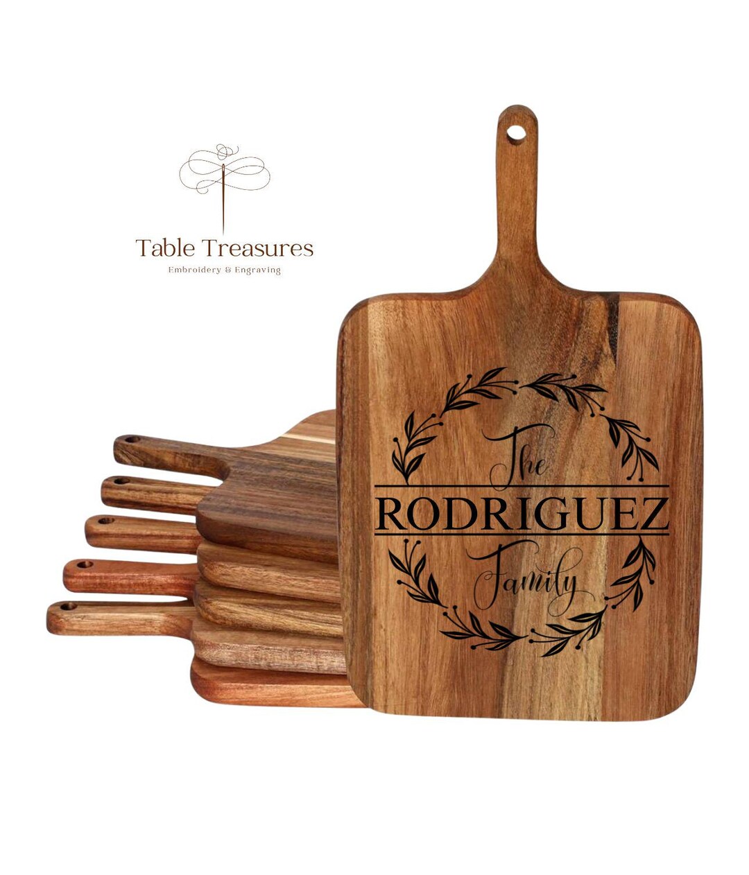 Personalized Acacia Wood Cutting Board – Custom Engraved Gift - Etsy
