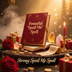 Powerful Spoil Me Spell – Attract Luxury, Gifts & Lavish Lifestyle Instantly | Abundance Ritual PDF for Wealth, Beauty, Indulgent Blessings