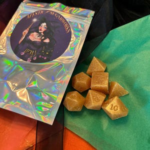 Butterscotch Brew Hard Candy RPG Dice Set
