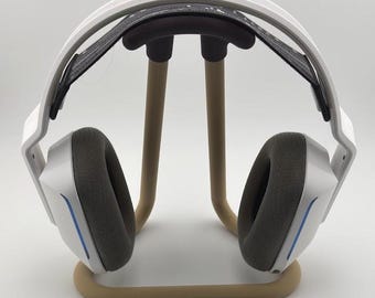 Moderner Kopfhörerständer | Zweifarbige benutzerdefinierte Farben | Robuster Organizer für Gaming Equipment | 3D gedruckter Kopfhörer-Halter | 50+ Farboptionen