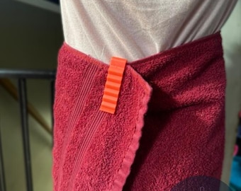 Bath Towel Clip | Secure Towel Fastener | 3D Printed Towel Wrap Holder | Spa & Shower Accessory | Gym Towel Clip | Unique Gift | FLF