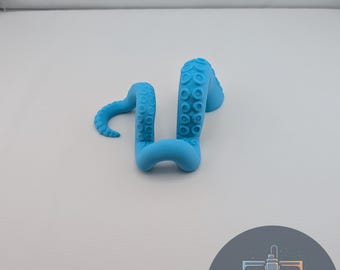 Kraken Tentacle Phone Stand | 3D Printed Octopus Holder | Portrait & Landscape | Unique Desk Accessory | Multiple Colors