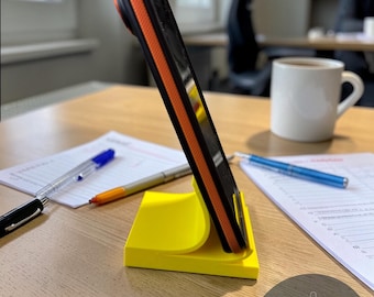 Sticky Note Phone Stand | 3D Printed Desk Phone Holder, Minimalist Phone Stand, Choose Your Color, Office Desk Accessory, Gift for Him