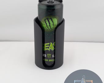 Schmaler Dosenhalfter für den Gürtel | Passend für White Claw & Energy Drinks, 3D gedruckter großer Dosenhalter, Festival-Accessoire, Freisprech-Getränke-Caddy