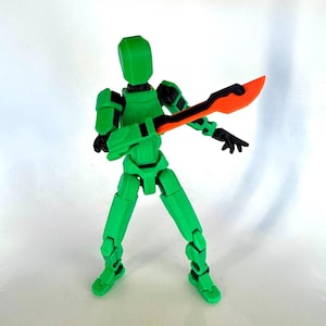 Sword Arm x2 for Dummy 13 T13 Articulated Action Figure, 3D Printed, Multicolor Options, Customizable, Toys, Perfect Gift for Adults/Kids