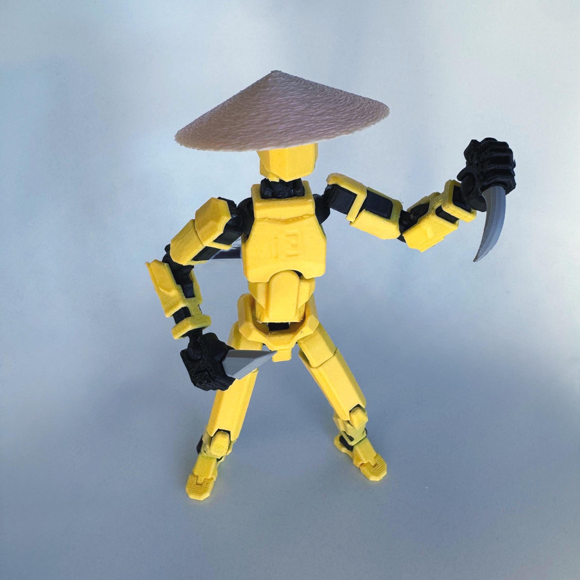 3D Printed Ninja Accessories for Dummy 13, Carbon 13 M/F, & Ateles