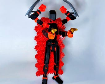 Adaptador de dos brazos adicionales impreso en 3D para figura de acción ficticia de 13 pulgadas: opciones de color y tamaño (PETG y ASA)