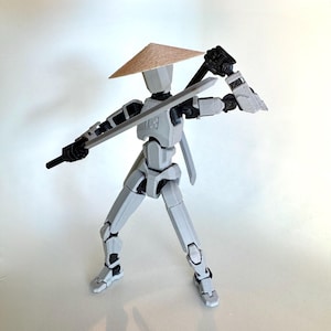 Ninja Accessories for Dummy 13 T13 Articulated Action Figure 3D Printed Multicolor Customizable Perfect Gift for Adults or Kids
