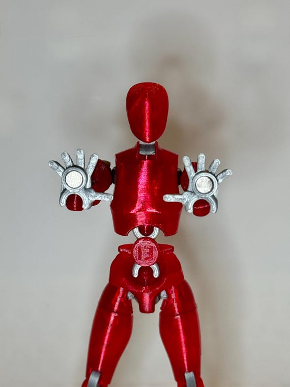 3D Printed Dummy 13 & Ateles 13 Series Action Figure Hand Pose