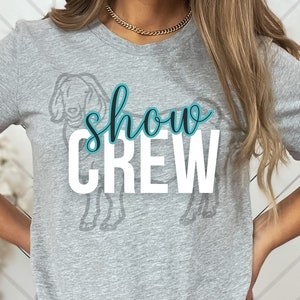 Boer Show Crew T-Shirt Show Goat Shirt 4H Show Mom TShirt Show Gift Boer Goat Owner Boer Mom Meat Goat Shirt Stock Show Gift Goat Lover