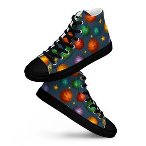 Men’s High-Top Canvas Shoes &quot;Cosmos&quot; | N&S Dragons Collection