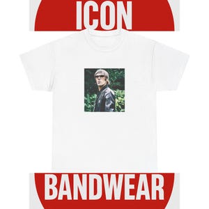 Cartoon Indie Rock Icon T-Shirt - Limitierte Retro Band Icon Tee, Teil der 50-Music-Icon Serie