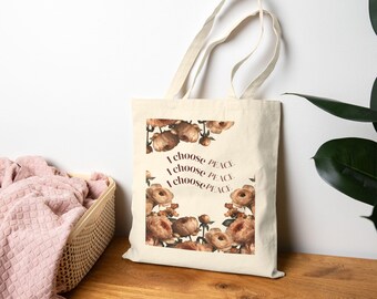 I Choose PEACE Eco Market Bag