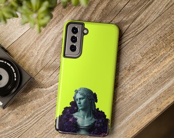 Neon Classical Bust Tough Phone Case
