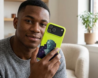 Neon Classical Bust Tough Phone Case