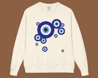Evil Eye Graphic Sweatshirt \ Protection Crewneck