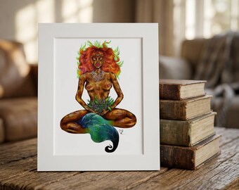 MOTHER EARTH Goddess Art Print