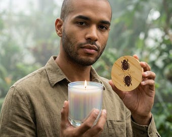 Meditation Scarab soy Candle