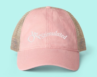 Overstimulated- Women's Washed Mesh Cap