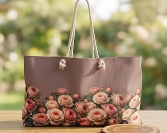 Pink Garden Travel Tote
