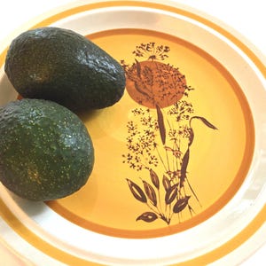 Stonecrest Echo 12” Platter / Chop Plate – Amber Botanical Design