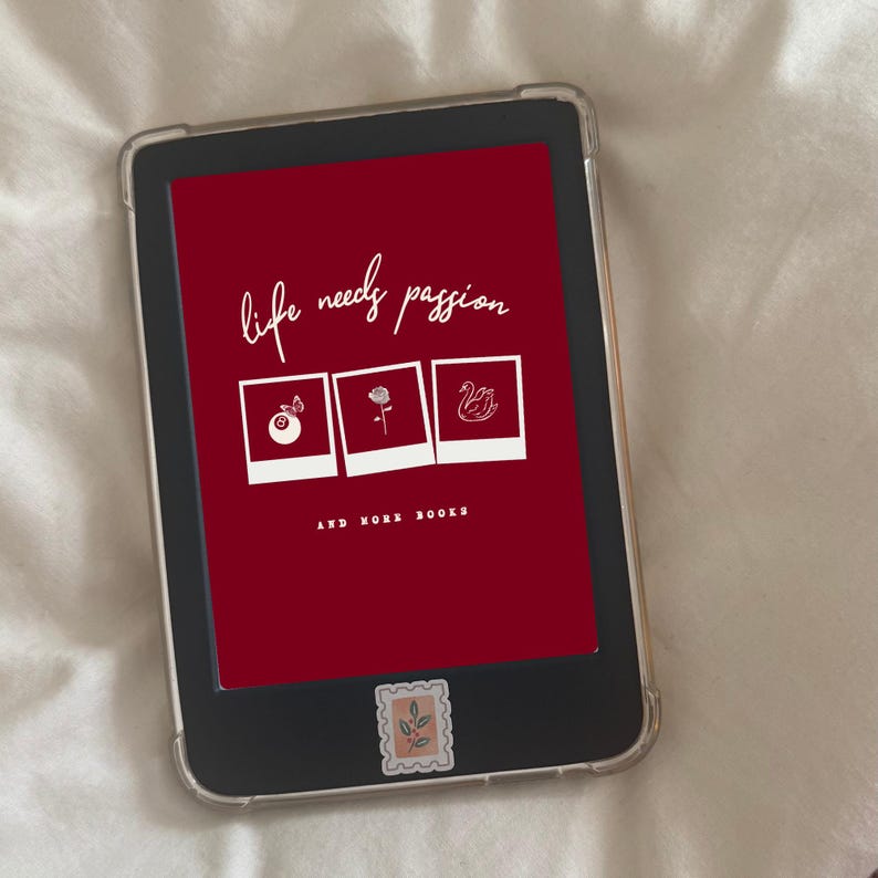 Romance Bookish Kobo Lockscreens | E-reader Wallpapers for Kobo Clara ...