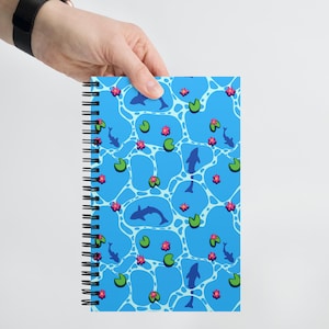 Summertime Shark Spiral Notebook