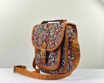 Bohemian Boho Bag – Colorful Handmade Shoulder Purse, Festival Crossbody Bag, Hippie Travel Handbag