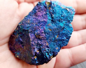 ピーコック黄銅鉱。グレードA。原石。 - Etsy 日本