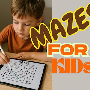 210 Mazes For Kid, Worksheet Mazes For Kid,  Printable Mazes For Children, Activities Mazes Challenge For Kid, Kid Mazes Puzzle, Maze Focus