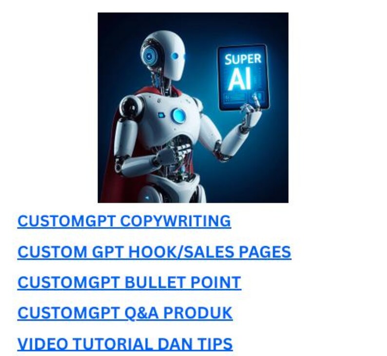 Custom GPT Bundle: Copywriting, Product Bullets, Q&A, Hooks - Etsy