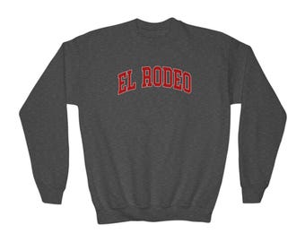 Youth El Rodeo Beverly Hills Classic College Style Crewneck Sweatshirt