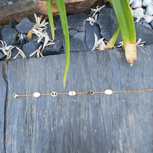 Navy mesh bracelet