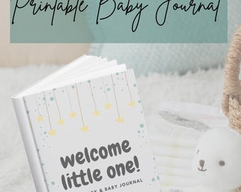 Diário do Bebê para Imprimir: Livro de Memórias do Primeiro Ano (Download em PDF)