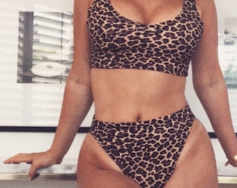 Leopard High-Hip Bikini