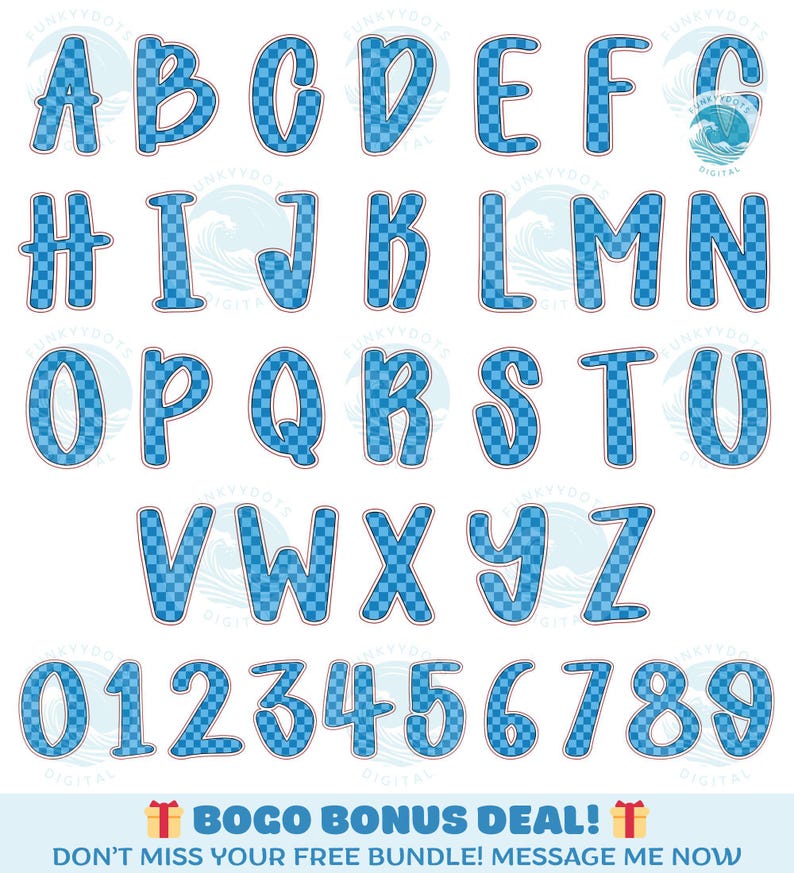 Patriotic Doodle Png Bundle, 4 PNG 4th of July Font, Alphabet American ...