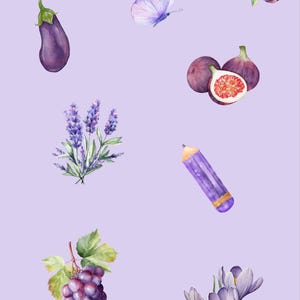 Póster de aprendizaje morado | Póster de colores del arcoíris para niños | Colores para guardería, primaria y guardería | Descarga digital instantánea