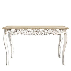 Wooden Handmade Indian Handmade Wooden Console Table Features